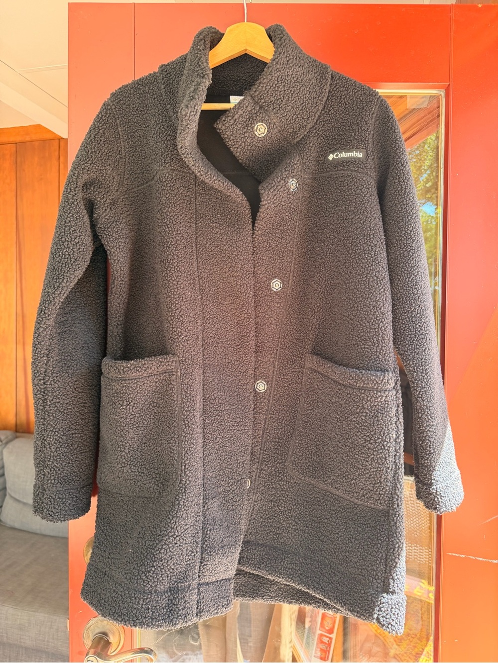Columbia Women's Charcoal Black Teddy Sherpa Jacket